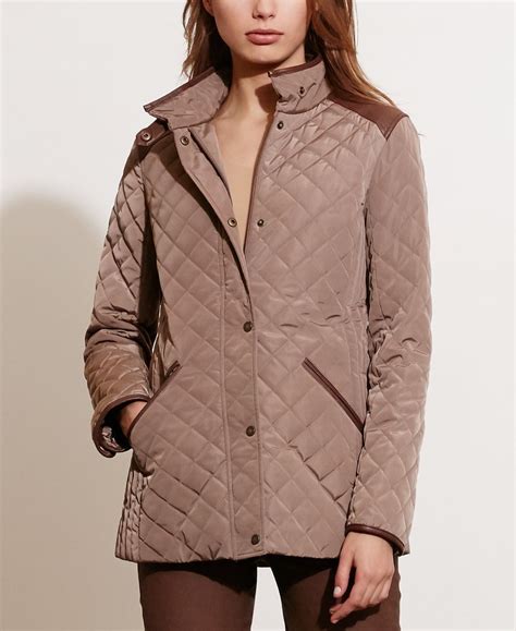 Lauren Ralph Lauren Diamond Quilted Jacket Only At Macys With Images Quilted Jacket