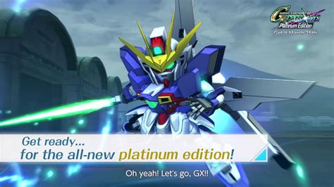 SD GUNDAM G GENERATION CROSS RAYS PLATINUM EDITION For PS4 Nintendo