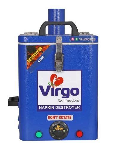 Virgo Electrical Auto Cut Off Sanitary Napkin Incinerator Machine At Rs