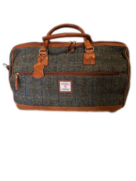 Mens Harris Tweed Travel Bag Harris Tweed Weekend Travel Bag From The