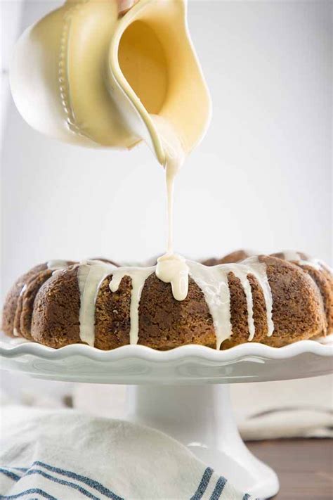 Banana Bundt Cake With Maple Glaze Recipe Foodal Recipe Banana