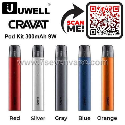 Uwell Cravat Pod Kit Mah W Usb Type C Charging