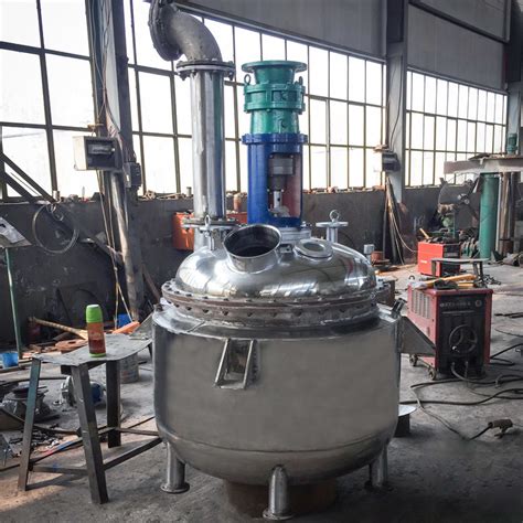 100l Continuous Stirred Tank Reactor Batch Jacketed Biodiesel Stainless Steel Chemical Reactor