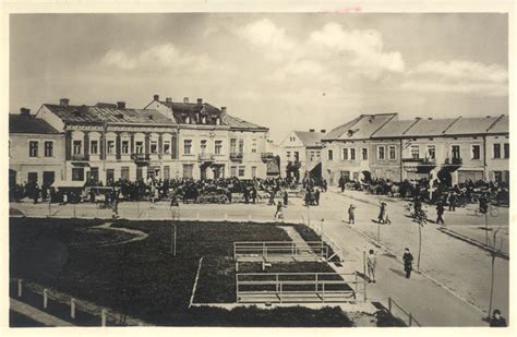 Mielec Rynek [Market Place] - Postcards, Photos, Jewish Shops