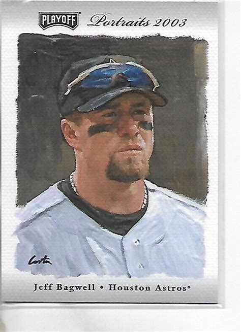 Playoff Portraits Jeff Bagwell Silver Parallel Card Ebay