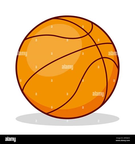 Vector Illustration Of A Basketball Ball Stock Vector Image And Art Alamy