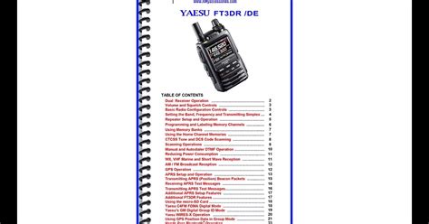 Nifty Mini Manual For Yaesu Ft Dr Gps Central