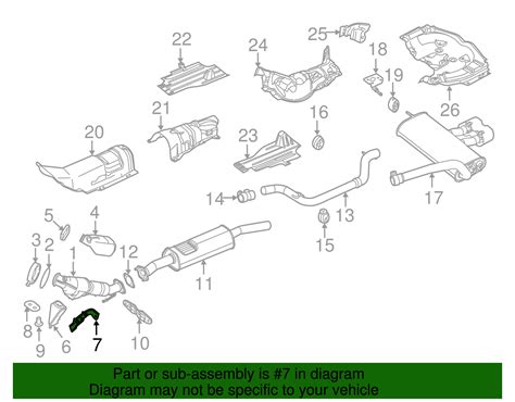 Genuine Ford Catalytic Converter Bracket Cv Z K J Ebay