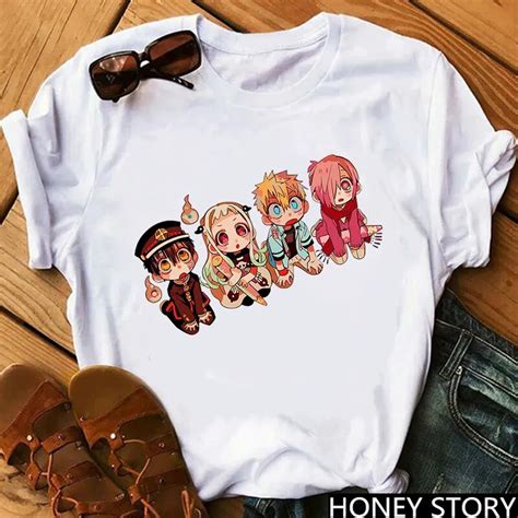 Kawaii Japanese Anime Toilet Bound Hanako Kun T Shirt Unisex Shaman