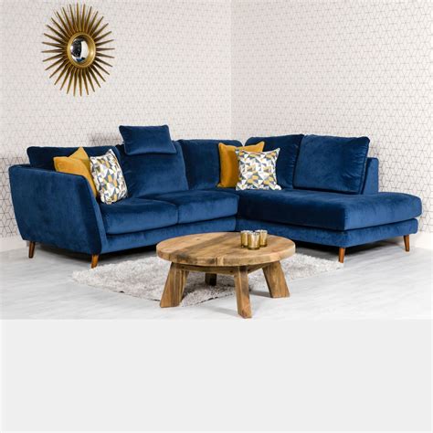 Blue Velvet Corner Sofa Uk | Cabinets Matttroy