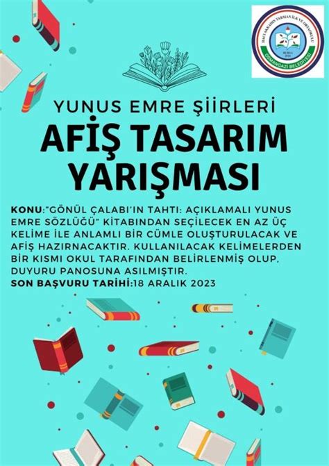 Yunus Emre Şiirleri Afiş Tasarım Yarışması Osmangazi Belediyesi Hacı