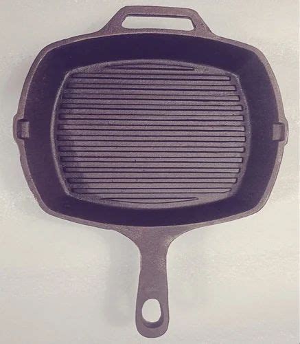 Black Cast Iron Grill Pan, For Kitchen at Rs 1000 in Rangareddy | ID ...