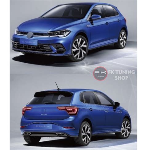 Volkswagen Polo Mk6 MAKYAJLI R Line Body Kit Seti 2022 ve üzeri FK