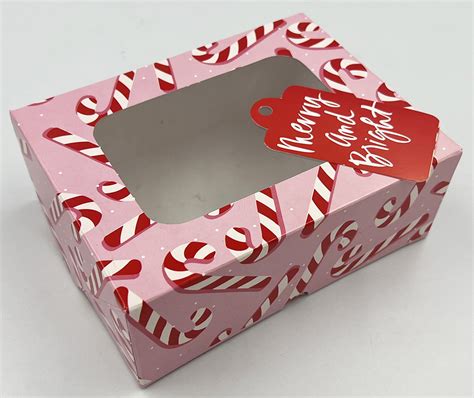 Caja Para Galletas Con Ventana Rouge Art