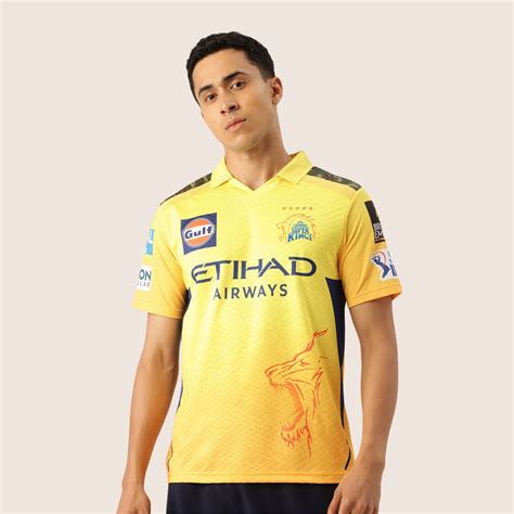 chennai super kings authentic match jersey ipl  adult plain