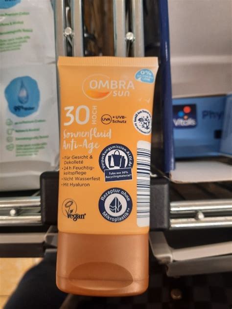 Ombra Sun Hoch Sonnenfluid Anti Age Inci Beauty