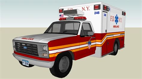 FDNY Ford F 150 Ambulance 1995 3D Warehouse