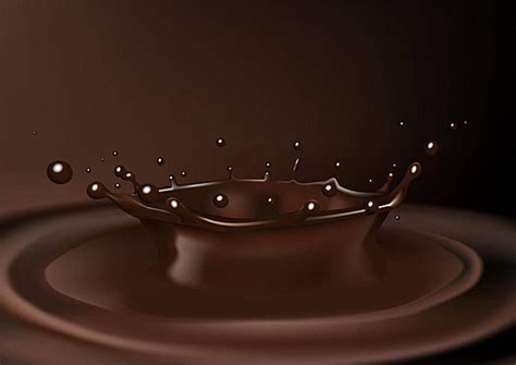 Realistic Hot Chocolate Splash Liquid Hot Wave Liquid Vector Hot Wave Liquid PNG And Vector