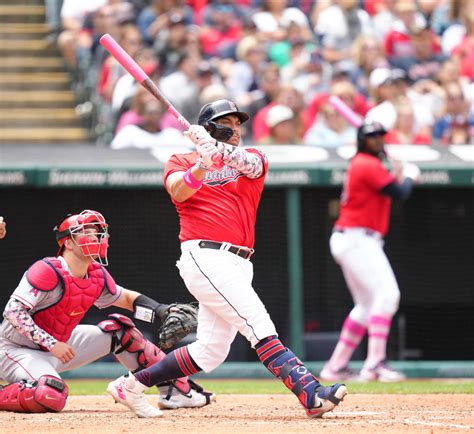 ガーディアンズのネイラーがエンゼルス戦3試合で終盤に本塁打「平常心を保つことが大事」 Mlb写真ニュース 日刊スポーツ