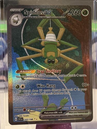 Pok Mon Tcg Spidops Ex Scarlet Violet Base Set Holo Special