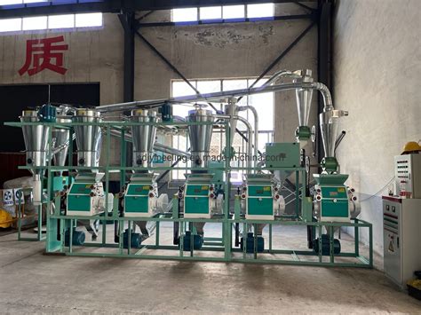 Corn Maize Flour Milling Machine Industrial Flour Mill For Maize Corn