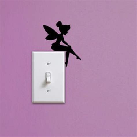 Tinkerbell Light Switch Wall Vinyl Decal Sticker Londondecal