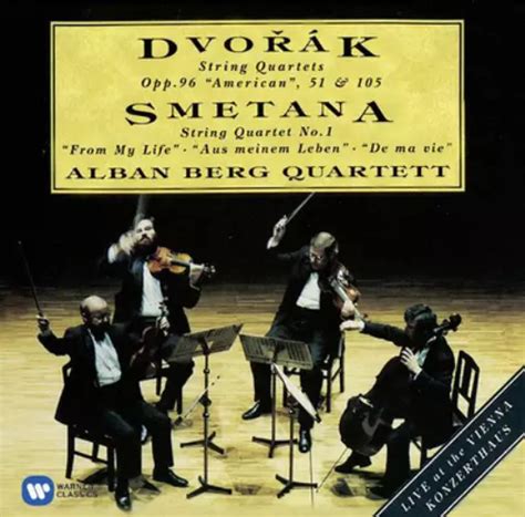 ANTONIN DVORÁK DVORAK: String Quartets, Op. 96, 'American', 51 & 105 ...