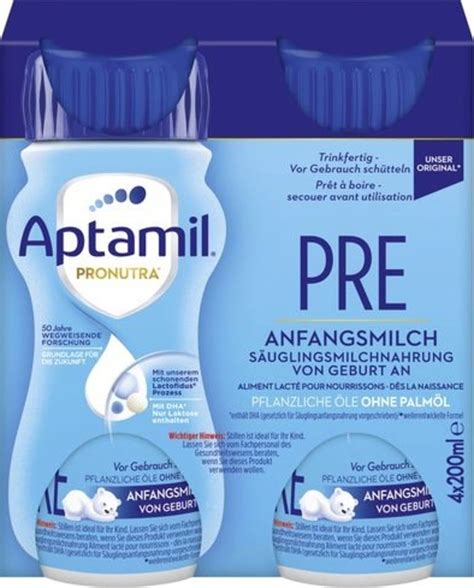 Aptamil Lait Infantile Pronutra Pre Multi Pack Ml Piccantino