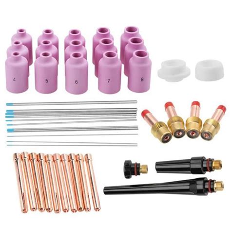 Buses TIG 46pcs Set WP 17 18 26 Series Torche De Soudage TIG