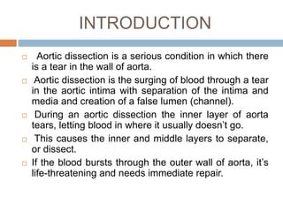 Aortic Dissection Nikhil Ppt