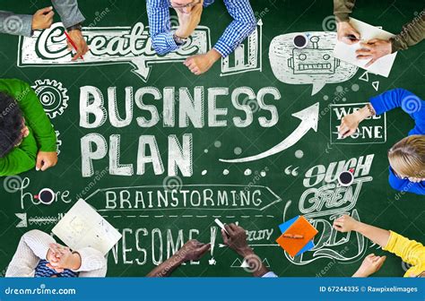 Business Plan Vision Strategy Planning Direction Concept Stock