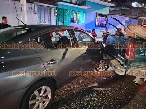 Chocan vehículo y camioneta en El Sumidero Galería alcalorpolitico