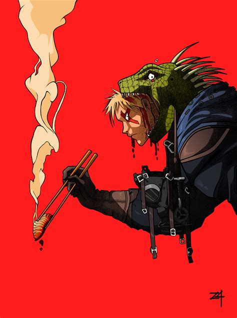 artstation dorohedoro caiman muhammad zenuri character art