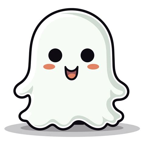 Beautiful Cute Halloween Ghost Ai Generative 33061482 Png