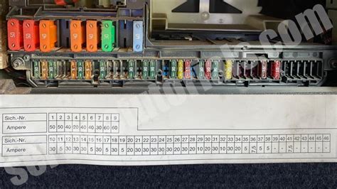 Bmw 5 Series E60 E61 2004 2011 Fuse Box Location Diagram