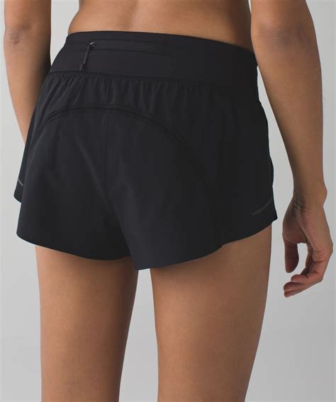 Lululemon Split Second Short II Black Lulu Fanatics