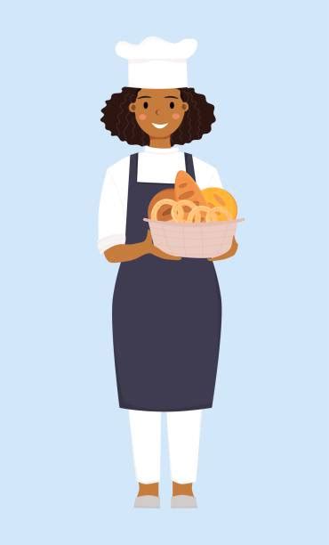 160 Black Woman Baker Stock Illustrations Royalty Free Vector