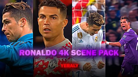 Cristiano Ronaldo • Scenepack • Free Rare Clips For Edit • 4k Youtube