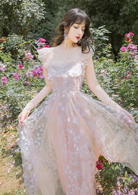 Cottagecore Dress Fairy Dress Lace Dress Fairy Prom Etsy