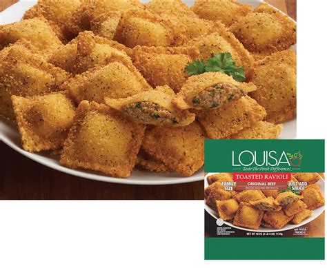 Original Beef Toasted Ravioli Oz Value Size Louisa Foods