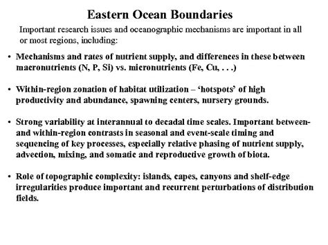 The Global Coastal Ocean Interdisciplinary Multiscale Processes Regional