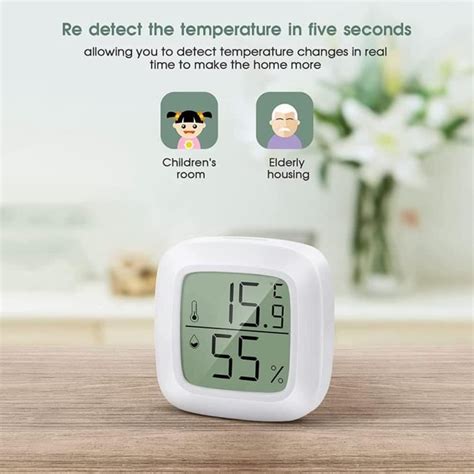 Mini Thermomètre Numérique Lcd Hygromètre Lot De 3 Thermomètres D