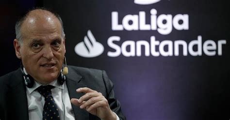 Le président de la Liga Tebas démissionne pour briguer un quatrième