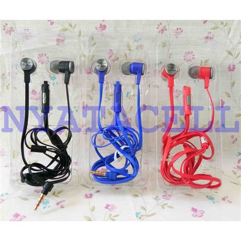 Jual Headset JBL E10 Stereo Bass Handsfree Earphone Shopee Indonesia