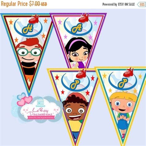 15% OFF Little Einsteins Birthday Banner, Little Einsteins Birthday ...