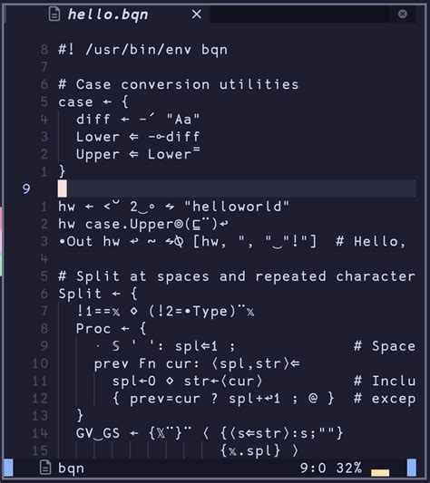 Bqn Syntax Highlighting Does Not Work R Neovim