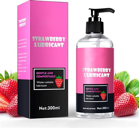 Gleitgel Wasserbasiertes Mit Erdbeergeschmack Ml Gleitmittel Gel F R Sex Kein Zucker
