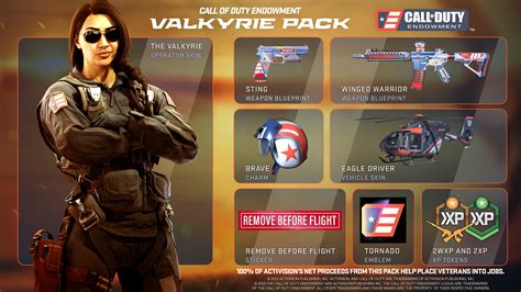 Support Veterans With The Call Of Duty Endowment Valkyrie Pack In Call