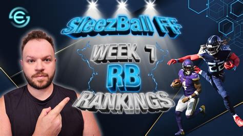 Week Running Back Rankings Tiers All Matchups Youtube