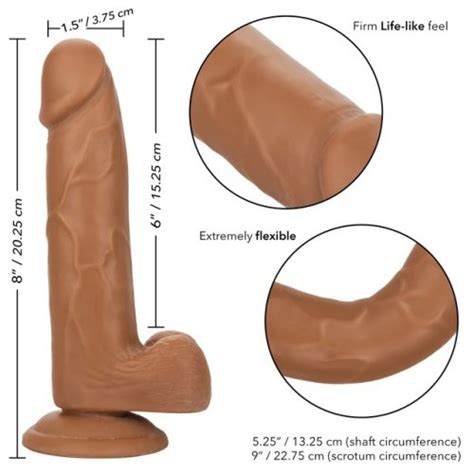 Size Queen 6 Suction Cup Dildo Chocolate Sex Toys At Adult Empire